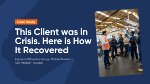 Read more about the article The Client was in Crisis. Here is it How It Recovered.
